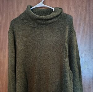 a new day Olive Green Turtleneck Sweater